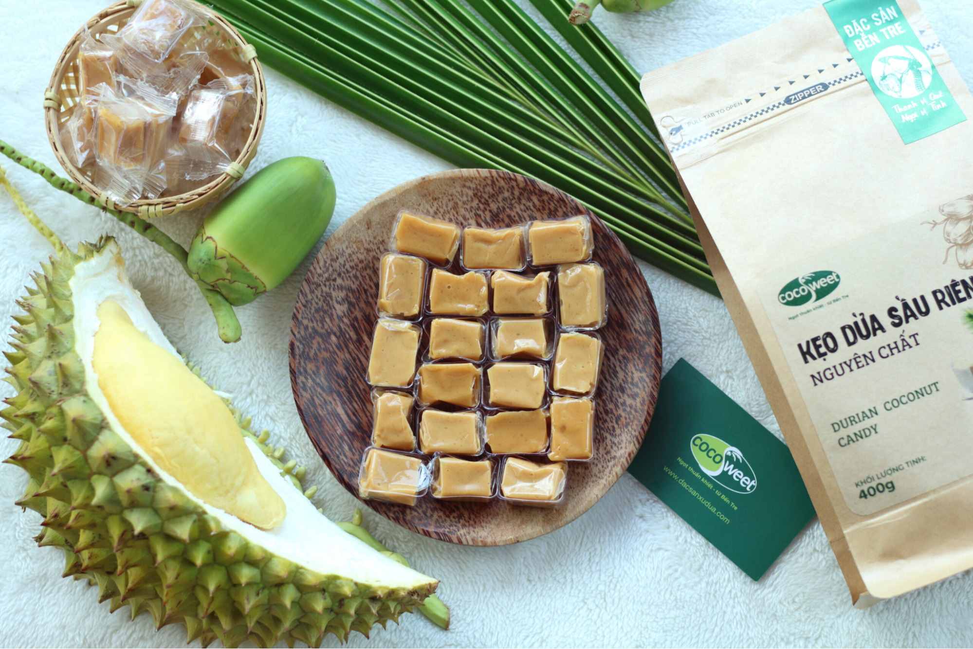 Durian coconut candy (source: dac san xu dua)